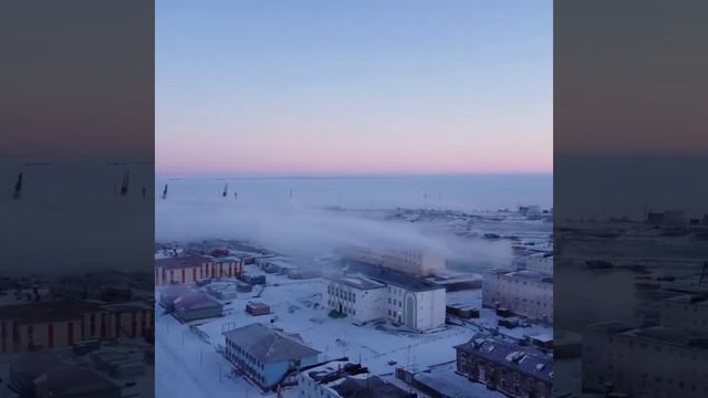Первое Солнце, после Полярной ночи в Тикси.