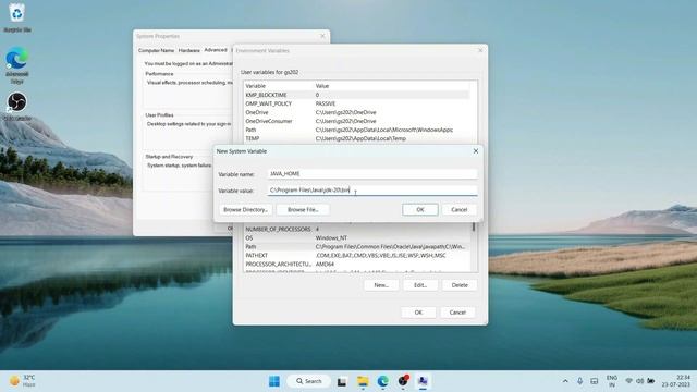 How to Install Java JDK 20 on Windows 11 [ 2023 ] with JAVA_HOME | Complete Guide | Java Program