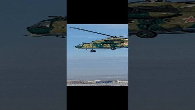 взлёт вертолёт Ми-8МТВ