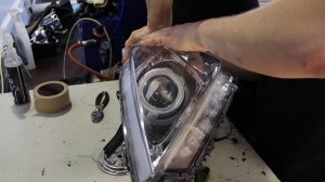 Установка BiLED модулей DIXEL MINI в рефлекторные фары | Nissan Teana