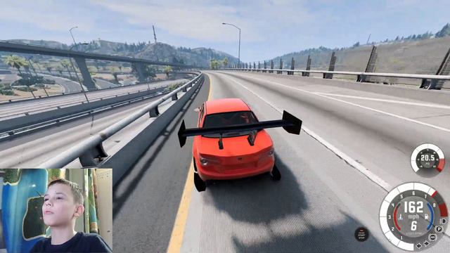 Моя первая игра в бимаджидрайв. Тестирую тачки на скорость. смотреть онлайн