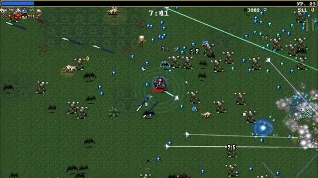 Vampire Survivors - мини челленджы по достижениям, и тест обновления игры смотреть онлайн