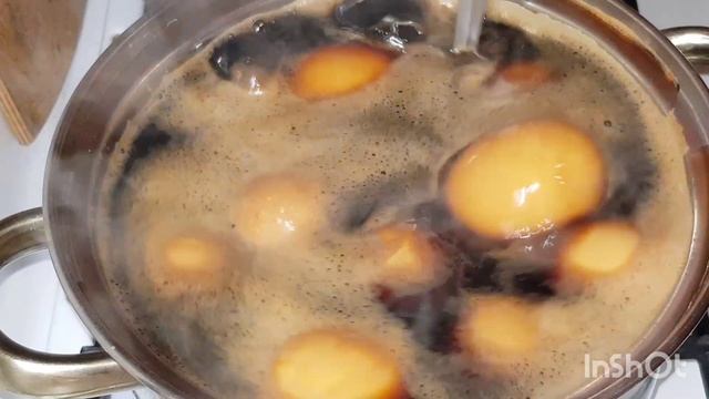 Маринованные яйца (куриные). Корейская кухня!