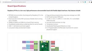 Raspberry pi pico  (RP2040) - Quick introduction - Hello world -  Led Blink  Example