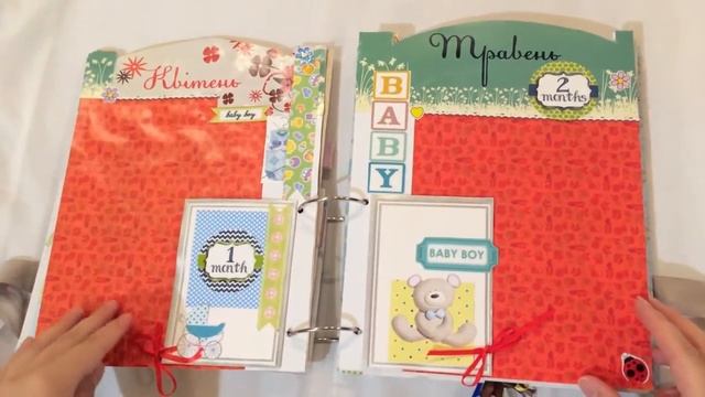 АЛЬБОМ первого ГОДА ЖИЗНИ/ Baby book | First Year Baby смотреть онлайн