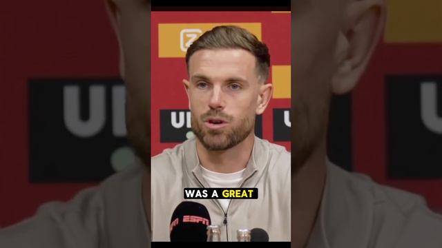 Jordan Henderson reveals why he chose Ajax