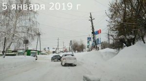 Вольск в снегу (5 января 2019) / Snowfall in the city of Volsk (2019-01-05)