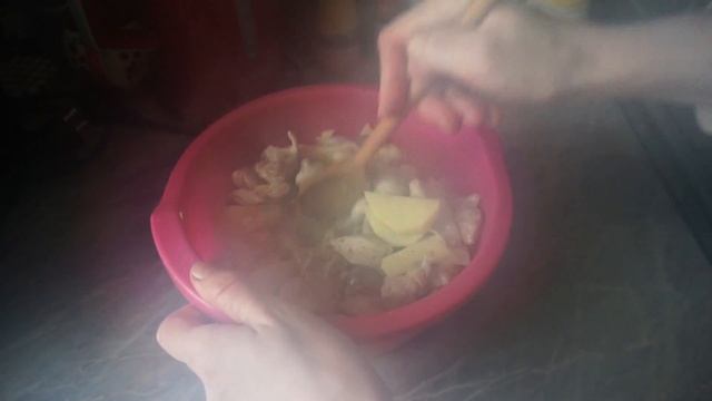 Курник/ пирог с мясом и картошкой.