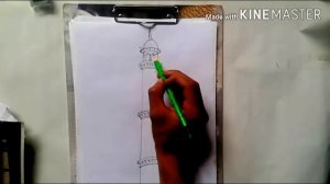 How to draw a minaret//How to draw a pencil drawing //