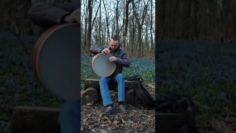 Немного атмосферы весеннего леса вам в ленту  #framedrums #percussion #bendir #drumsolo