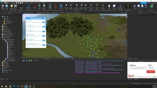 Roblox Tree Generator - Brush Update смотреть онлайн