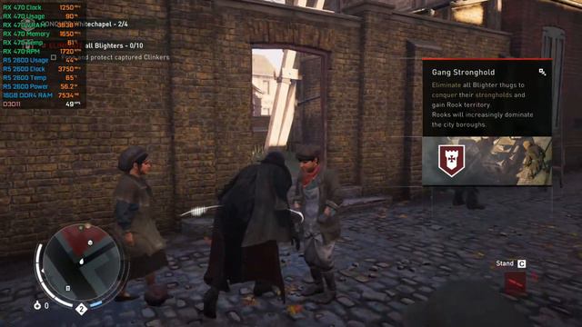 Assassin's Creed: Syndicate - RX 470 - Ryzen 5 2600 - FPS Test смотреть онлайн