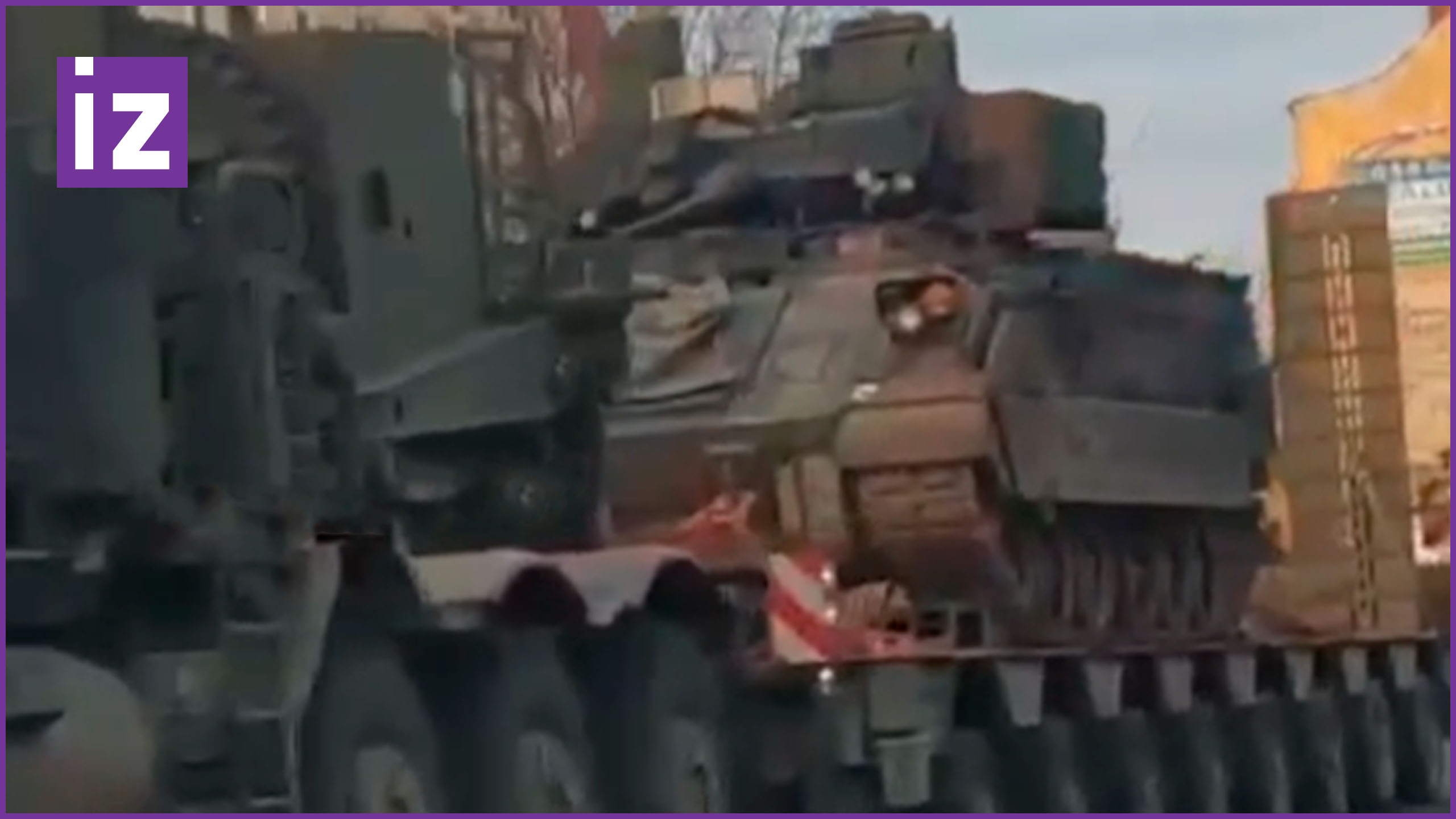 БМП США Bradley сняли на видео у восточных границ Польши / Известия