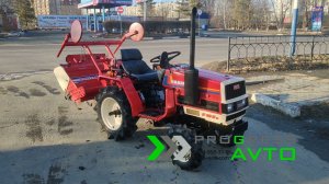 Бюджетный японский мини-трактор с фрезой за 350 000 руб. 4WD для работы в поле и в огороде