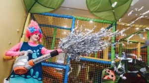 ?"Серебряное Шоу" с Фольгой и Пушкой! Летающая воздушная Радость для Детей и Взрослых!?