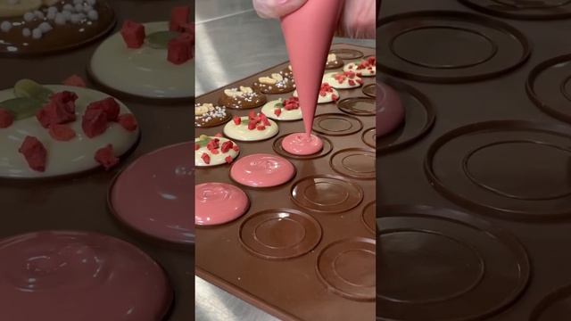 Медианты из настоящего бельгийского шоколада?#бельгийскийшоколад #шоколадручнойработы #кондитер