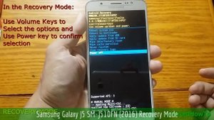Samsung Galaxy J5 SM-J510FN (2016) Recovery Mode