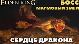 Elden Ring - ✔️Босс Магмовый змей(Magma Wyrm). Получаю Сердце Дракона!