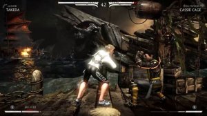 Mortal Kombat X - Takeda Vs Cassie Cage (Very Hard)