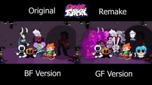 FNF Lost Love Swap (Good Ending) | Corrupted Boyfriend | Game/Cover x FNF Animation Comparison