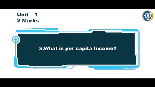 10th Social :TN Board ECONOMICS UNIT -1 Gross Domestic Product and its Growth Important Questions смотреть онлайн