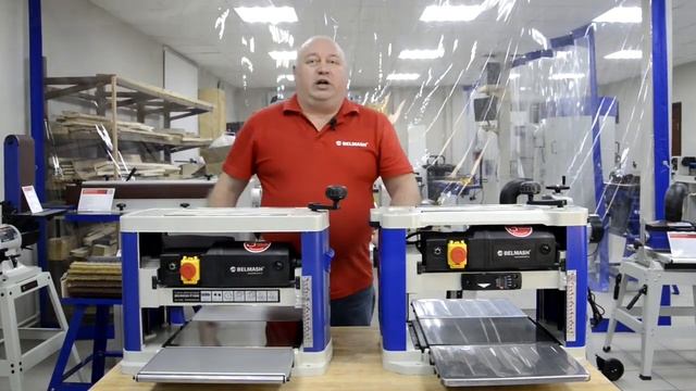 Станок рейсмусовый БЕЛМАШ P1800, P2200M смотреть онлайн