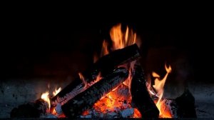 Прекрасный костер на фон\заставку. Включите и насладитесь?  (Campfire)
