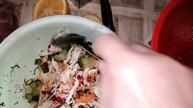 Летний салат зимой.