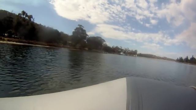 My inflatable boat with a johnson 3.5 outboard motor смотреть онлайн