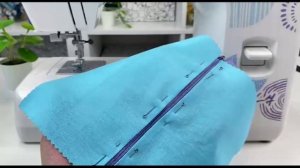 Janome XV-7. Как пришить молнию