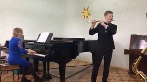 Дж.Перголези "Концерт соль мажор 2 часть" Исполняет Скрипунков Марк