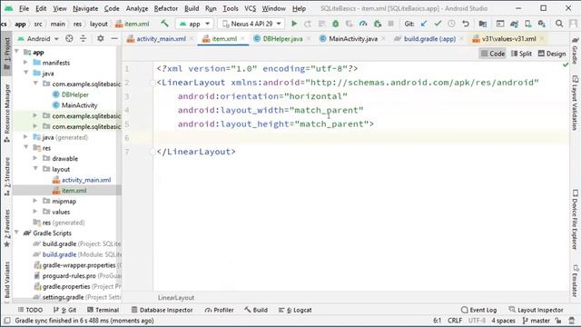 Основы работы с SQLite в Android смотреть онлайн