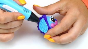 Сделала МОПСА ГУСЕНИЦУ из Poppy Playtime ХАГИ ВАГИ ? Моя Коллекция Фигурок Поппи Плейтайм 3D Ручкой