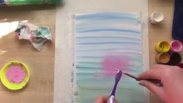 Занятие по рисованию с использованием набрызга для детей от 5 до 7 лет