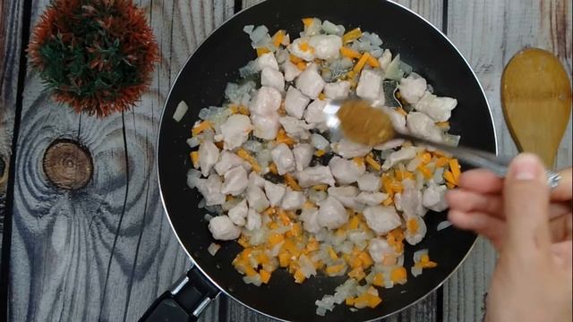 Вкусный и сытный ужин Перловая каша с мясом