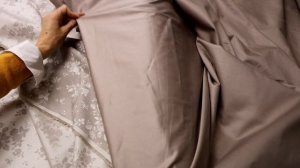 Обзор тканей. Двусторонний эвкалиптовый сатин-жаккард "Эльза"