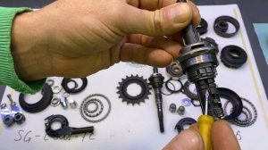 Рестайлинг 7 скоростной планетарной втулки Shimano, основные отличия старого и нового образца