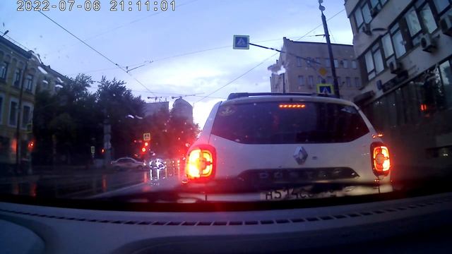 2022.07.06 Автохугиган с камерой заднего вида, госномер Н514СО 790 RUS смотреть онлайн