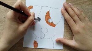 Как нарисовать собаку. Урок рисования для детей.