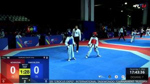 Russian open 2022 по тхэквондо Девушки до 33 кг. Четвертьфинал