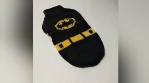 Свитер Бэтмен для питомца. Batman Pet Sweater