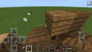 Строим хижину ведьмы в minecraft pe.