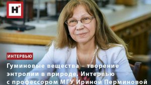 ГУМИНОВЫЕ ВЕЩЕСТВА ― ТВОРЕНИЕ ЭНТРОПИИ В ПРИРОДЕ. ИНТЕРВЬЮ С ПРОФЕССОРОМ МГУ ИРИНОЙ ПЕРМИНОВОЙ