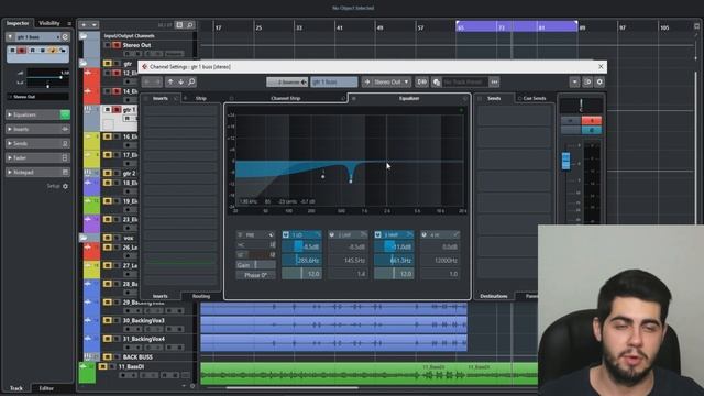 Эквализация в Cubase 10 pro. FREQUENCY стоковые плагины