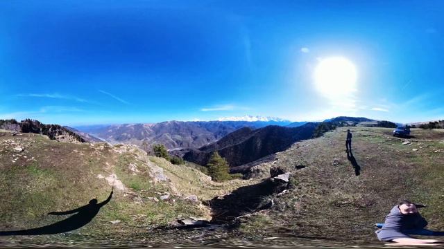 Плато Буруш Сырты. Тур поездки по Кавказу. VR 360