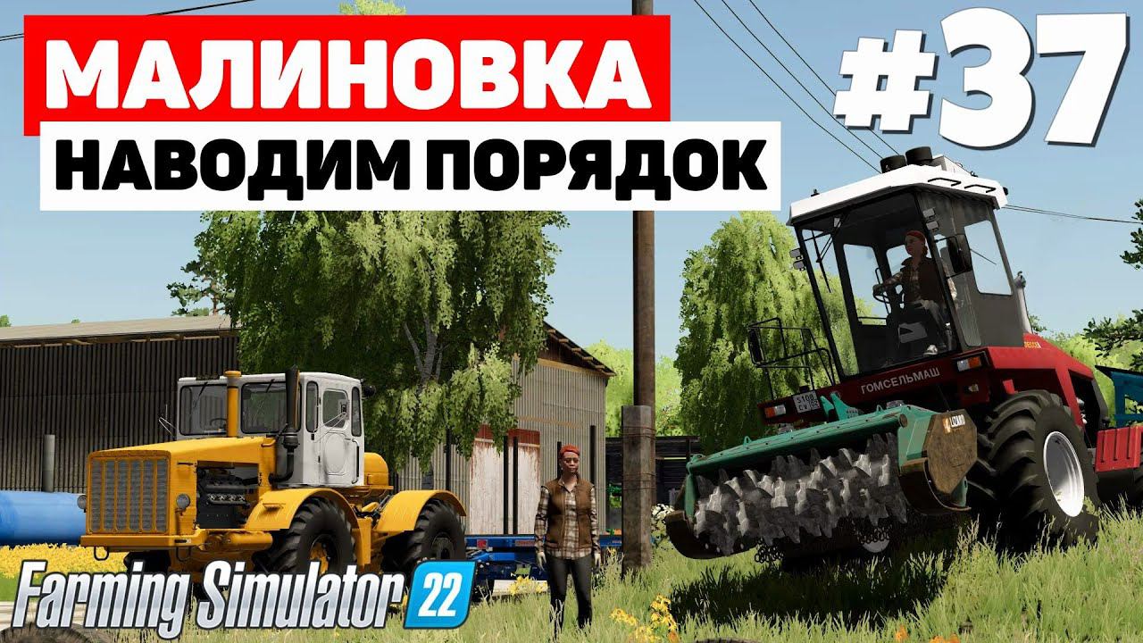 Farming Simulator 22: Малиновка - Новая косилка #37