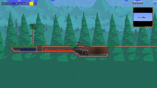 The beginning of terraria skyblock... смотреть онлайн