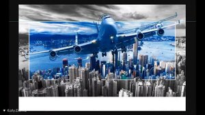 Photoshop | Модульные картины в фотошопе | Картина самолет | Picture airplane