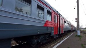"Конечная остановка!" Электропоезд ЭД4М-0050 сообщением "Москва Павелецкий вокзал - Ожерелье"