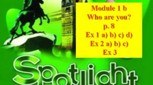 English Spotlight 6 p 8 Английский Спотлайт 6 стр 8